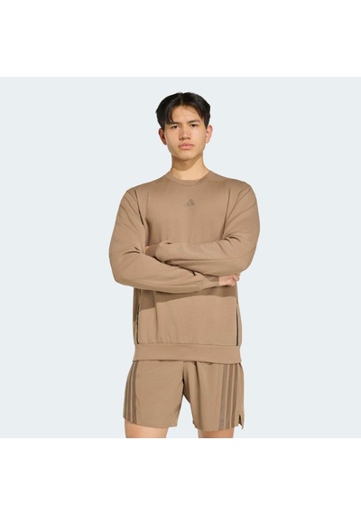 Adidas D4t Crew Erkek Bej Sweatshirt Kv1463 Krem