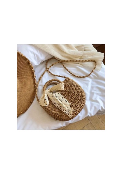 Kadın Hasır Trend Moda Omuz Çantası