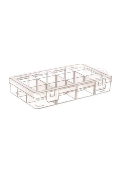 Plastik Organizer 12 Gözlü Şeffaf