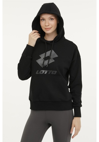 Lotto W-smart W Iv Sweat Hd 3pr Siyah Kadın Sweatshirt 000000000101483155 Siyah
