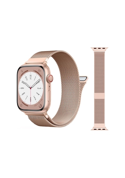 Apple Uyumlu  Watch 7 8 41mm Kordon Milano Loop Metal Kordon