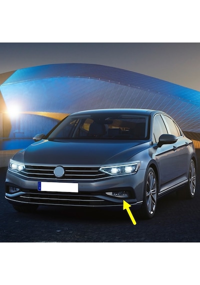 Vw Passat B8.5 20-23 Sol Sis Farı Çerçeve Parlak Siyah 3g0853665k