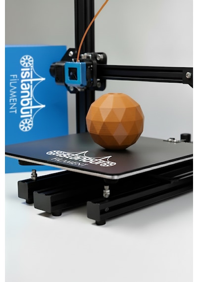 İstanbul Filament 3d Baskı Pla Filament Sütlü Kahve Renk 1 Kg Ø 1,75mm 0,05 Mm Bambu Lab Uyumlu 1.75mm