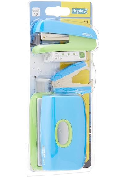 Mini 4'lü Set Zımba Makinası +1000'li Tel +tel Sökücü Ve Delgeç