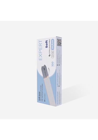 Staleks Manikür Pap-mam Yumuşak Taban Giydirmeli Yedek Zımpara Soft 100 Grit 25li Dfce-20-100-25w