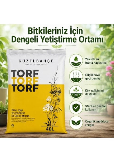 Tr Özel Karışım Güzelbahçe Genel Kullanıma Uygun Torf 0,250