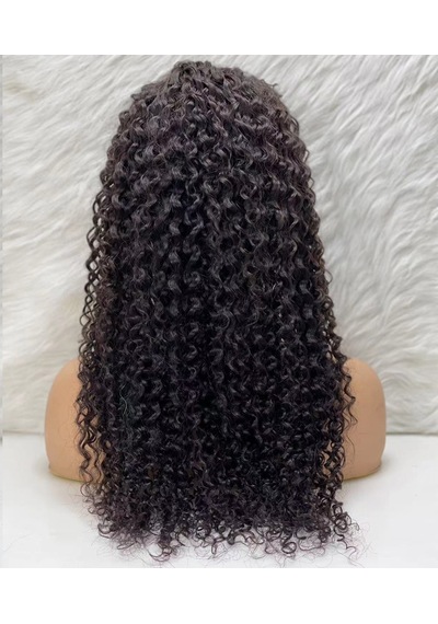 Gerçek Front Lace Tül Peruk Su Dalgası Doğal 65 70cm