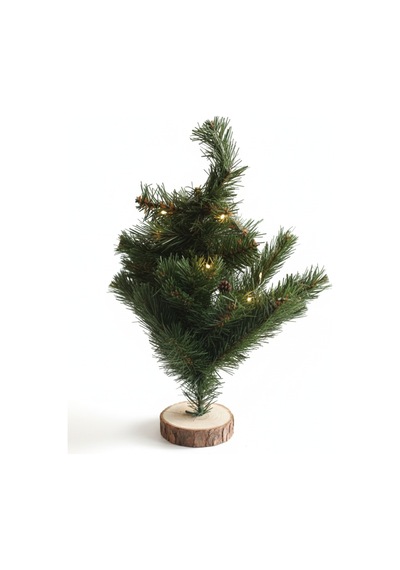 Yılbaşı Ağacı Kütüklü 30cm 34 Dal 30 CM