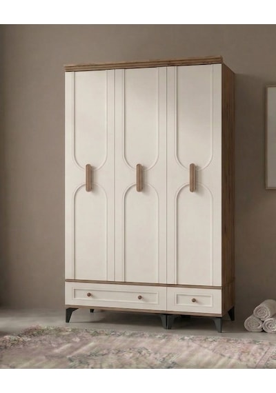 Samara Mdf 3 Kapaklı Dolap Bej