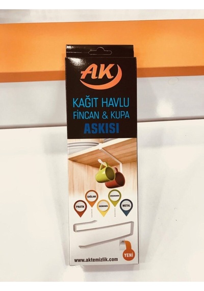 Kağıt Havlu Fincan & Kupa Askısı Metal Beyaz Diğer