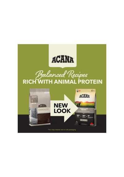 Acana Lıght & Fıt Kilo Kontrolü Tahılsız Yetişkin Köpek Maması 2kg