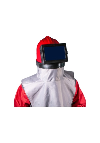 Sandstrahlhelm Red 1 Hava Beslemeli Kumlama Maskesi