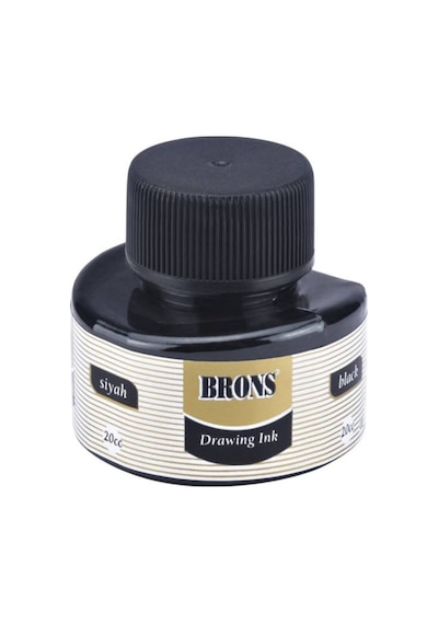 Br-317 20 CC Siyah Çini Mürekkebi