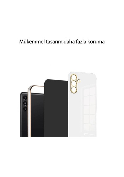 Samsung Galaxy M15 Kılıf Volet Silikon - Pembe Çok Renkli