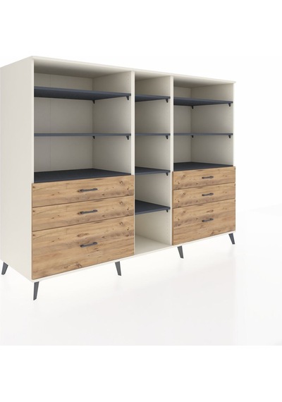 Kronos Dolap 10 Raflı 6 Çekmeceli 220x59x163 Aytaşı-antrasit/çam Aytaşı-antrasit/çam Kronos Dolap 10 Raflı 6 Çekmeceli 220x59x163 Aytaşı-antrasit/çam Aytaşı-antrasit/çam