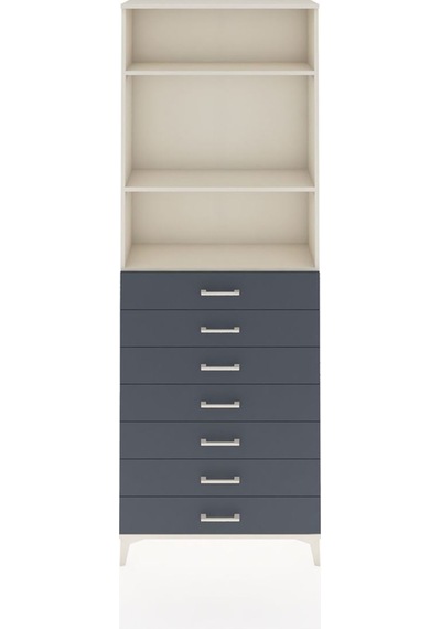 Arges Dolap 3 Raflı 7 Çekmeceli 88x30x243 Aytaşı-antrasit Aytaşı Arges Dolap 3 Raflı 7 Çekmeceli 88x30x243 Aytaşı-antrasit Aytaşı