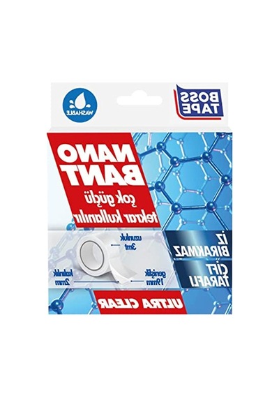19 Mm X 3 Mt Çift Taraflı Nano Bant, Şeffaf Yapısıyla Kullanıma Uygun