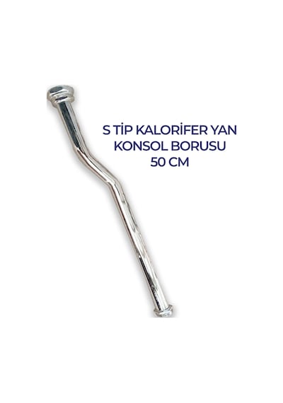 Krom Petek Yan Konsol Borusu S Tip 50 Cm Pex Es Li Diğer