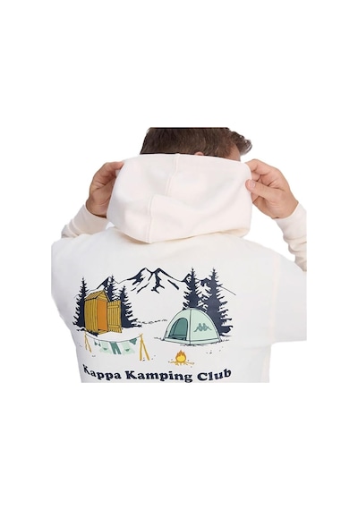 Kappa Authentıc Graphık Phelps Erkek Sweatshirt 341x3ew-a0f-m Beyaz-beyaz Beyaz