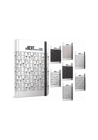 Beat Iplik Dikiş Sert Kapak 120 Sayfa Çizgili Defter - 002562 Çok Renkli
