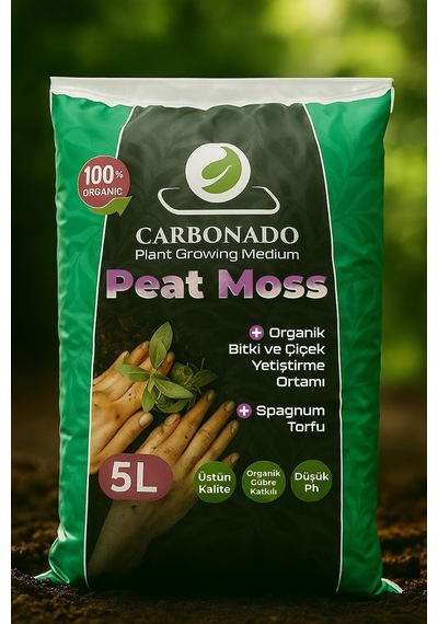 Peat Moss 5l Hava Alan Torf Toprak, Saksı Ve Fide Için%100 Organik Büyüme Ortamı Diğer