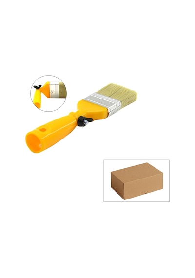 Günsan Boya Fırçası 50mm No-2 040 020 Uzman Robot Sarı Saplı Ayarlı - 12'li Paket