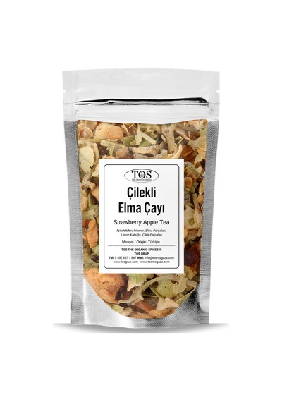Tos The Organic Spices Çilekli Elma Çayı 100 G