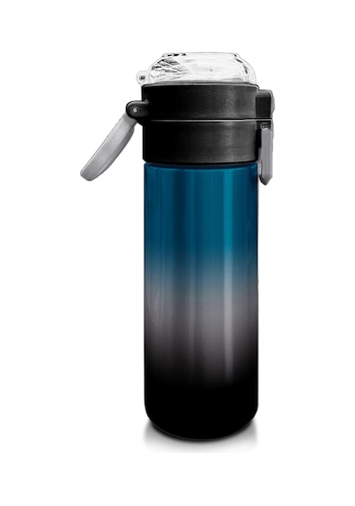 Coral High Kids Nefti Gri Renk Geçişli Pipetli Ve Direkt İçim Çelik Termos 500 Ml 31855 Gri - Yeşil