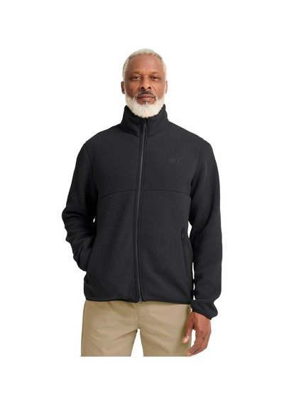 Jack Wolfskın Jack Wolfskin Lite Curl Fz Erkek Outdoor Ceketi 6000 Siyah
