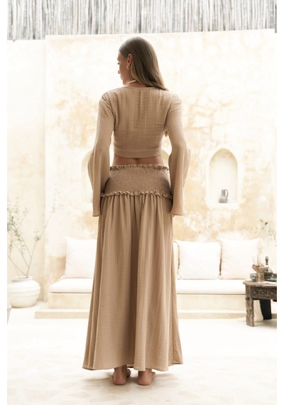 Mai Collection Mai Studios Co. Marshanda Vizon Crop Etek Takım Vizon