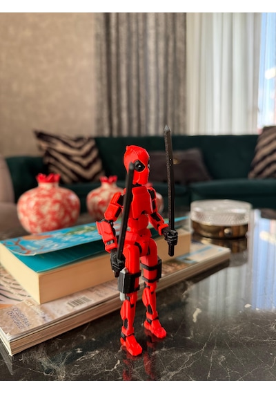 Dummy Deadpool Eklemleri Hareketli 14 Cm Mini Figür Deadpool