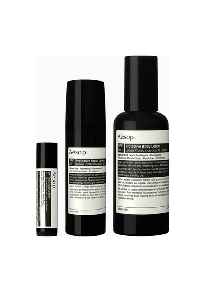 Aesop Sun Care Trio Güneş Koruyucu Yüz, Vücut Ve Dudak Bakım Seti