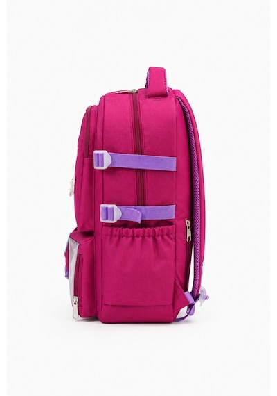 Quovo Kawaii Bag Club Kore Tarzı Full Aksesuarlı Ortopedik Günlük Yeni Okul Sırt Çantası Mor