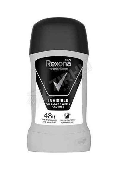 5 Adet Rexona Men Stick İnvisible Black & White Clothes 50 Ml