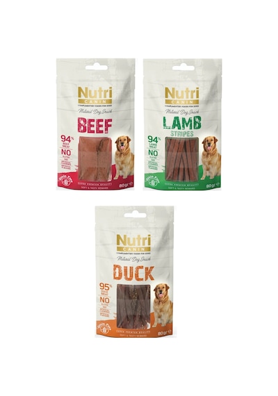 Nutri Canin 3 Çeşit Karma Fileto Köpek Ödülü 80 G X 3 Adet