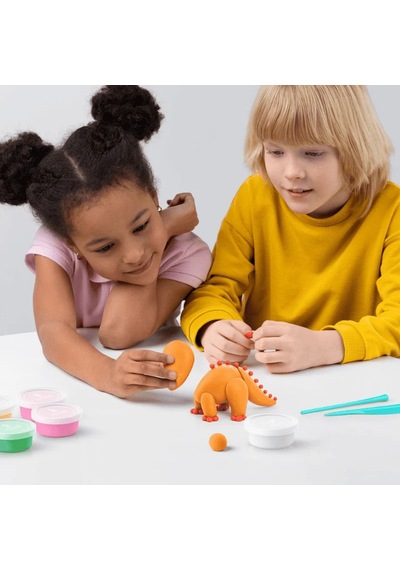 Hey Clay Yaratıcı Kil Seti - Dinos Çok  Renkli