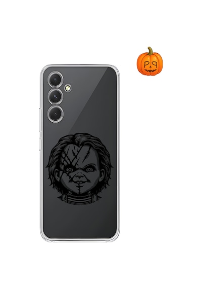 Dali Design Samsung Galaxy A54 Uyumlu Şeffaf Kılıf Horror 4 Tasarımlı