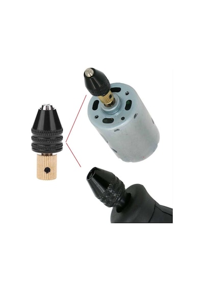 Motor Için Otomatik Mandren 3.17Mm Ve 2.4Mm Kaplinli Proje Ödev 374581496