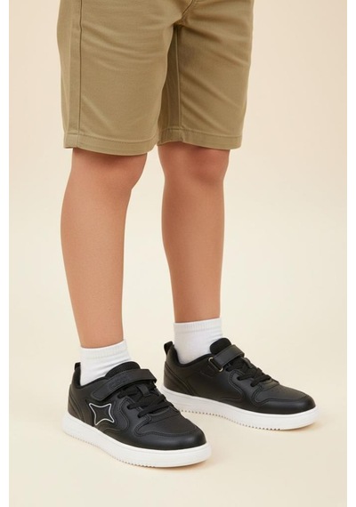Cool Eldon Unisex Çocuk Ortopedik Çocuk Spor Ayakkabı Siyah