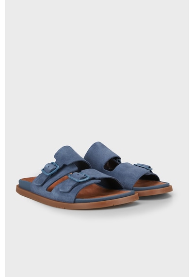 Camper Çift Bantlı Süet Sandalet Bayan Sandalet K201881-004 Mavi