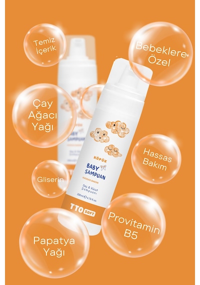 Tto Soft Bebek Köpük Şampuanı 200  Ml