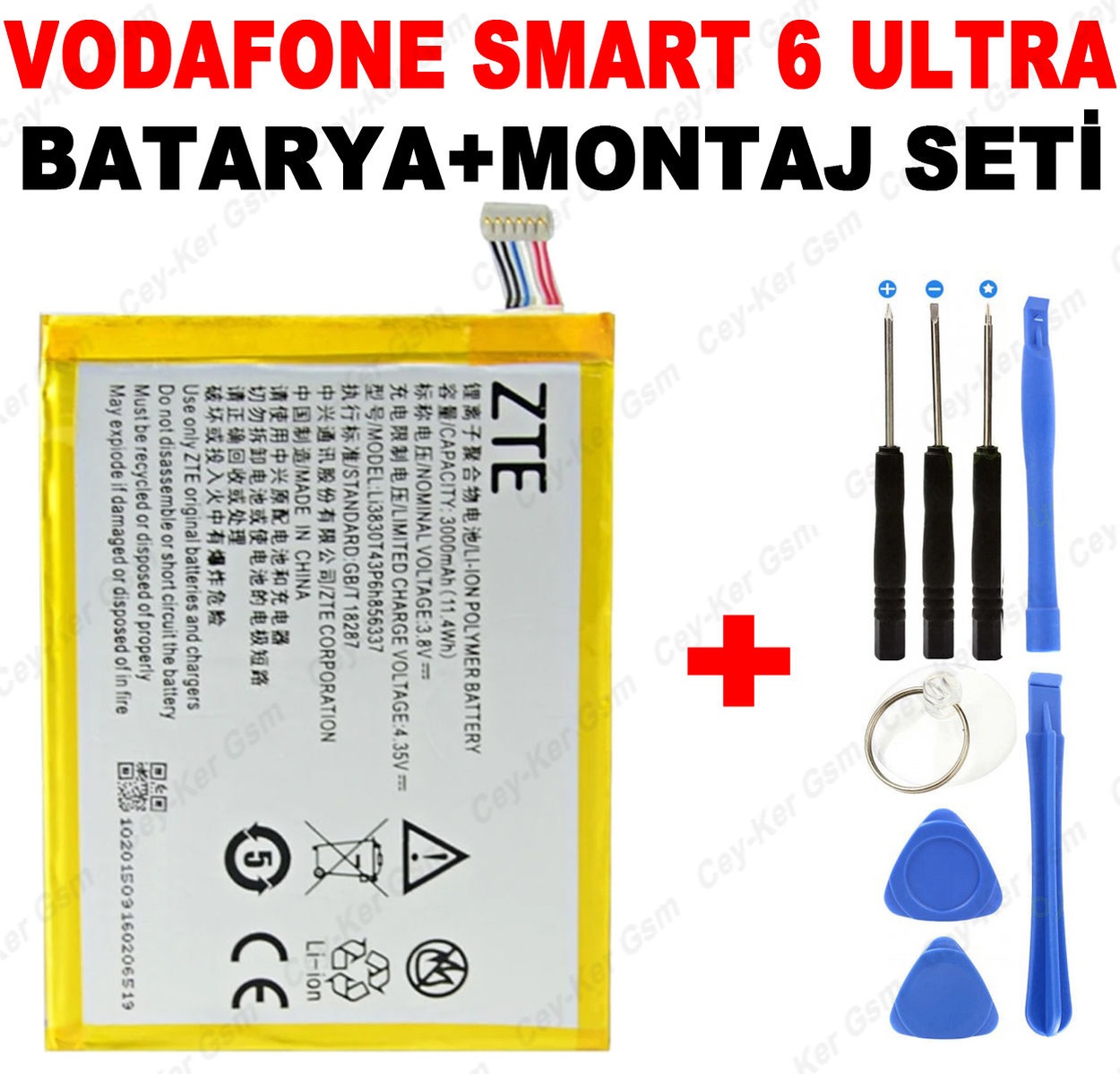 Türk Telekom Tt175 Pil Batarya Pil - Smart 6 + Tamir Seti