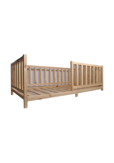Markaawm Markaawm Montessori Çocuk Yatak Doğal Çam 90X190 Karyola Gelincik