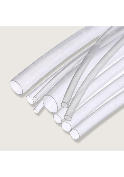 2 4 MM Şeffaf Isı ile Daralan Makaron Kablo 5 M