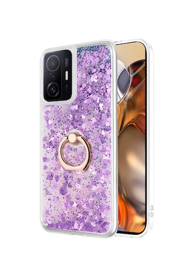 Microsonic Xiaomi Mi 11T Pro Kılıf Glitter Liquid Holder