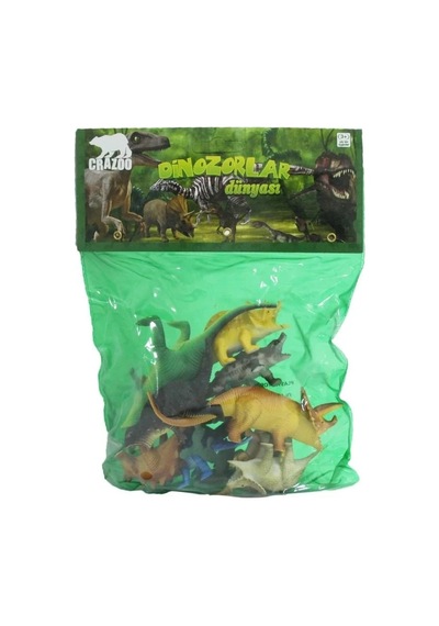 Eğlenceli Dinozorlar Poşetli Set 10 Adet