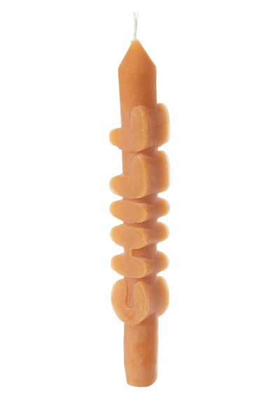 Mudo Home Chıll Şamdan Mum Turuncu 20 Cm Diğer