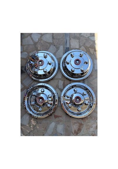 Aps - 17.5 Bijonlu Model Nikel Jant Kapağı Seti / 2 Ön 2 Arka
