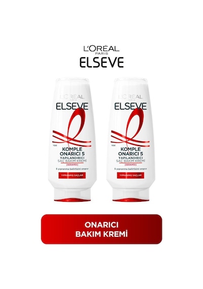 2'li Elseve Komple Onarıcı 5 Yapılandırıcı Saç Bakım Kremi 250 Ml pktelsvkmplonrbesashpiki-10829