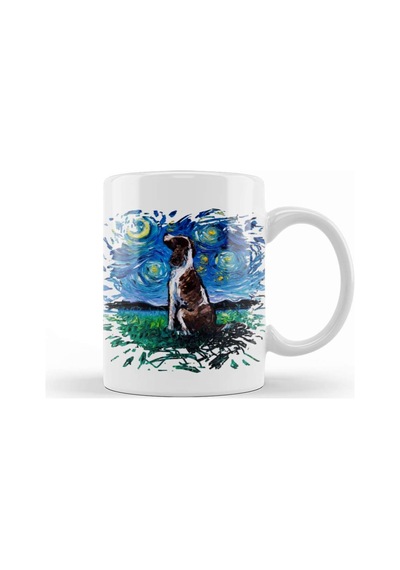 Springer Spaniel English Springer Spaniel Night Kupa Bardak Porselen Karışık